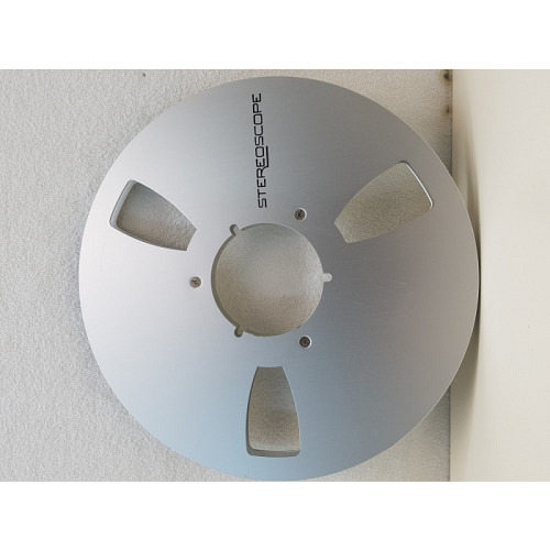 Metall Spule silber Stereoscope 26.6 cm