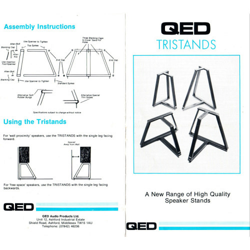 QED  Tristand  Lautsprecher fuss