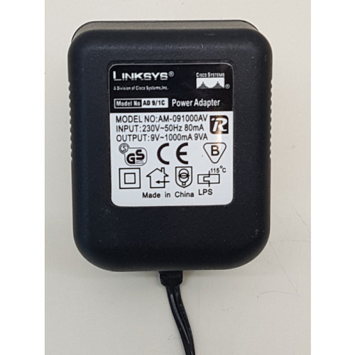 Netzadapter 9 Vac  1000 mA Mod.AD 9/1C..