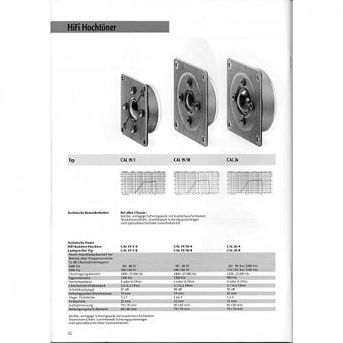 Hochtöner WHD CAL 19-1  4 Ohm