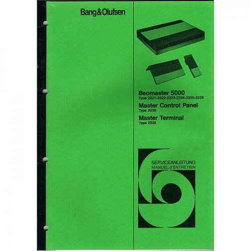 Beomaster 5000 Bang&Olufsen Serviceman..