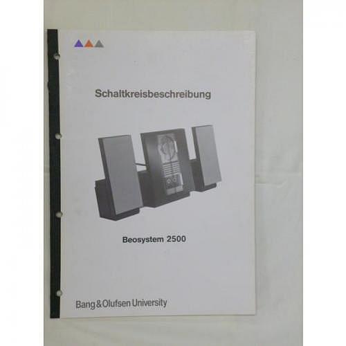 Beosystem 2500 Schaltungsbeschrieb 