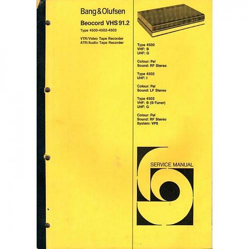 Manual Beocord VHS 91.2