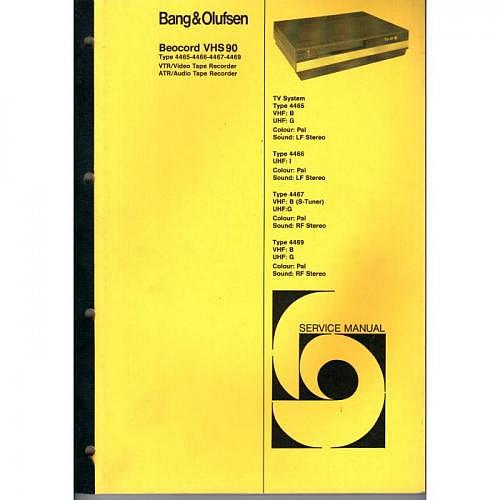 Manual Beocord VHS 90