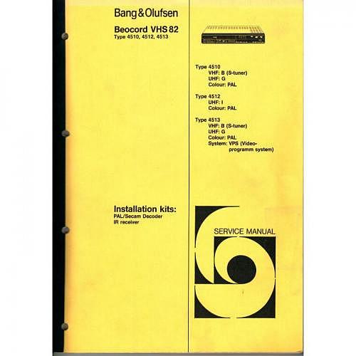 Manual Beocord VHS 82 