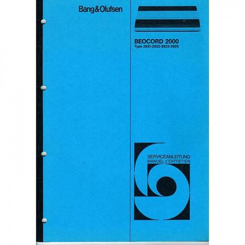 Manual Beocord  2000