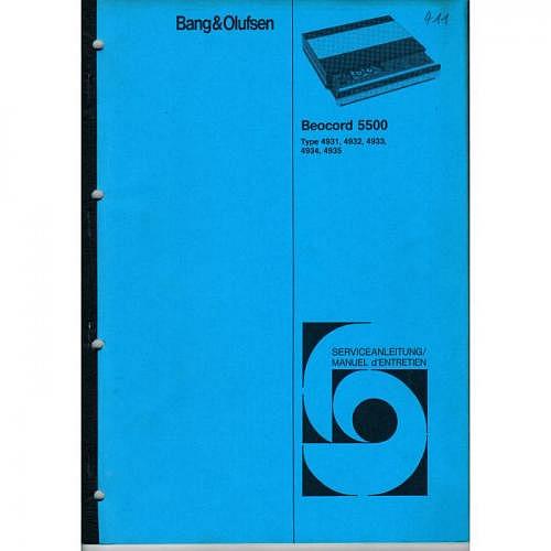 Manual Beocord  5500