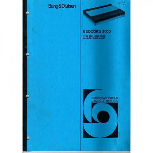 Manual Beocord  5000