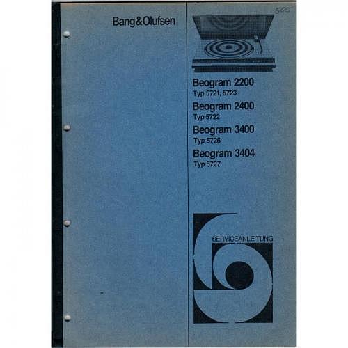 Beogram 2200-2400-3400-3404