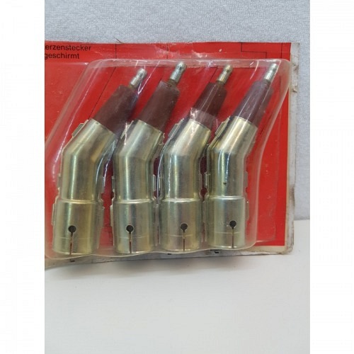 Kerzenstecker entstört 45Grad gesteckt