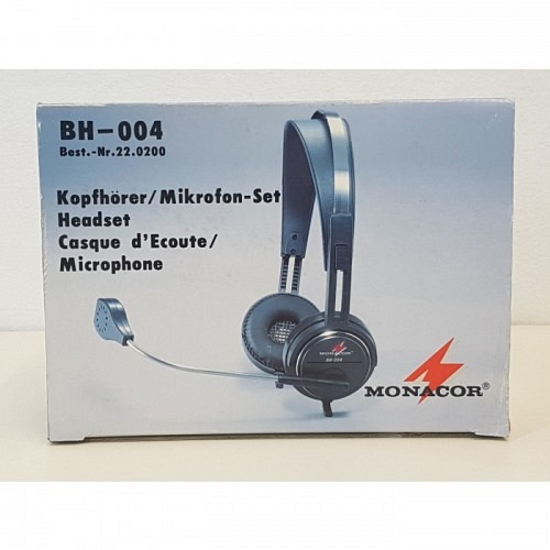 Headset BH-004 Monacor nr. 22.0200