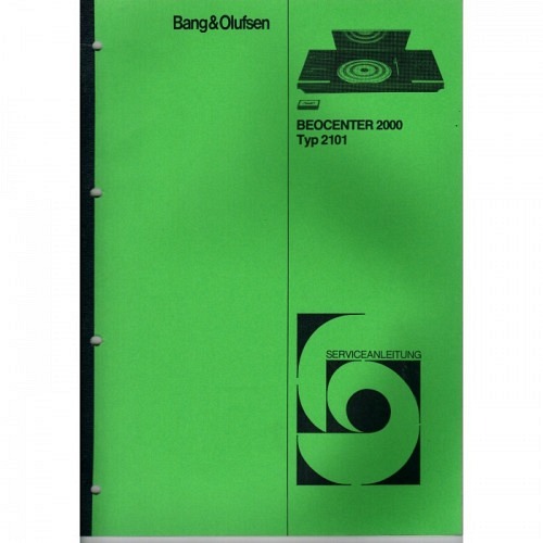 Beocenter  2000 Bang&Olufsen Servicema..