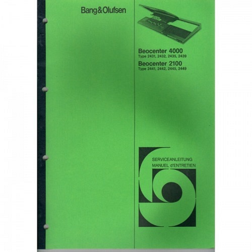 Beocenter  2100  Bang&Olufsen Servicem..