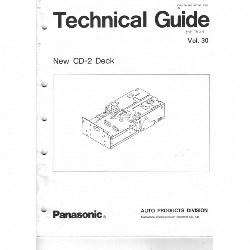 Panasonic new CD-2 Deck Servicemanual 