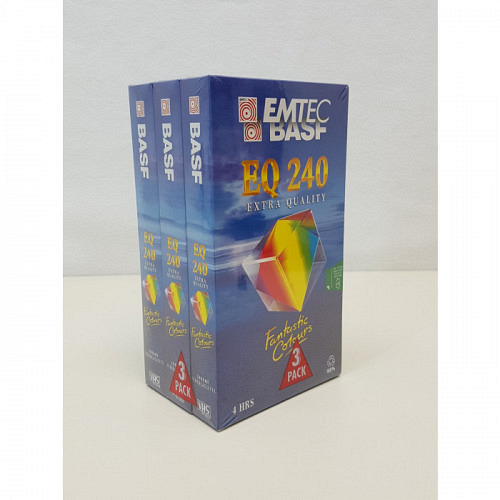 VHS Cassette BASF EQ-240  3-er