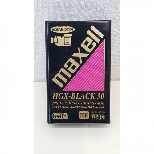 VHS-C Cassette E30 Maxell HGX