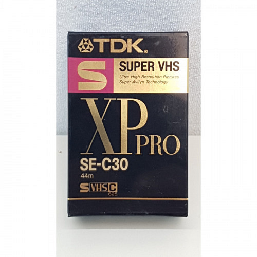 S-VHS-C Cassette E30 TDK