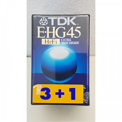 VHS-C Cassette E-HG45 TDK 4er Pack