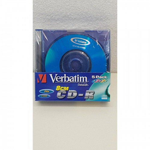 CD-R 210MB Verbatim 8cm 5-er Pack