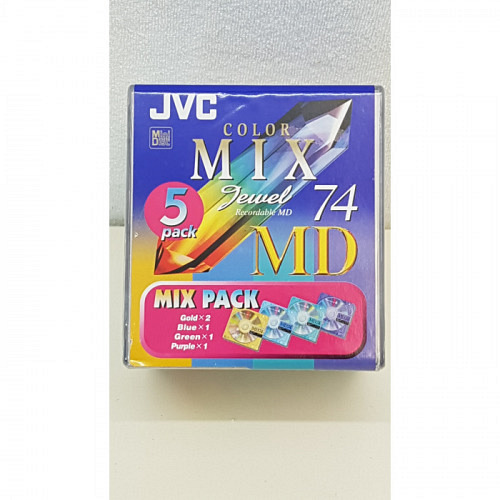 MD JVC 74 Min. Jewel 5-pcs. JewelPack