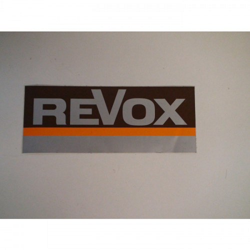 REVOX Namenszug Kleber 