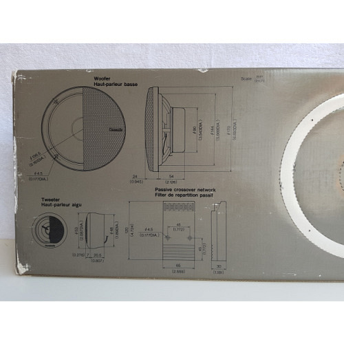 Panasonic EAB-E66 Component Speaker Sy..