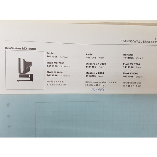 Standfuss  Beovision MX3500/4000