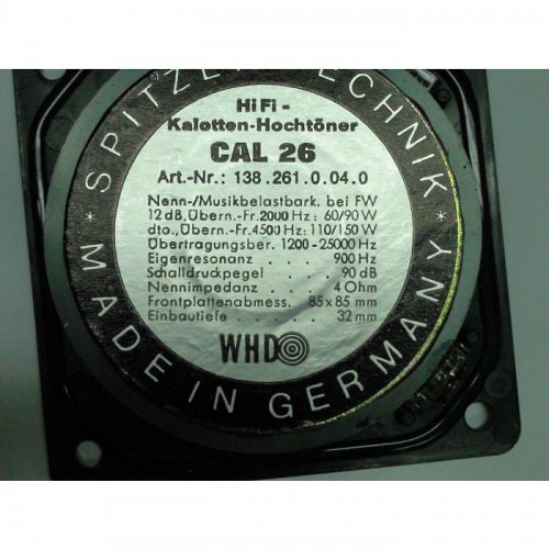 Hochtöner WHD CAL 26  4 Ohm