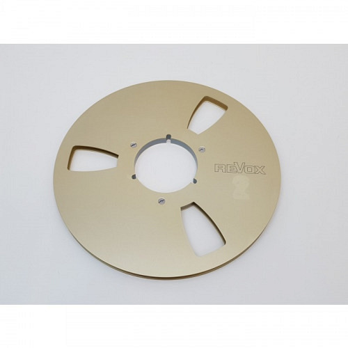 Revox Metallspule 26.5 cm  gold hell  ..