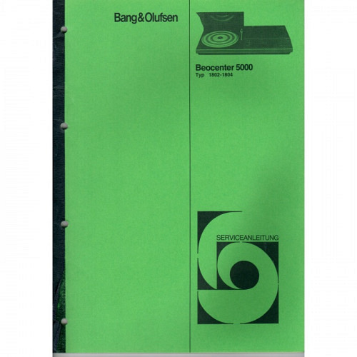 Beocenter  5000 Bang&Olufsen Servicemanual