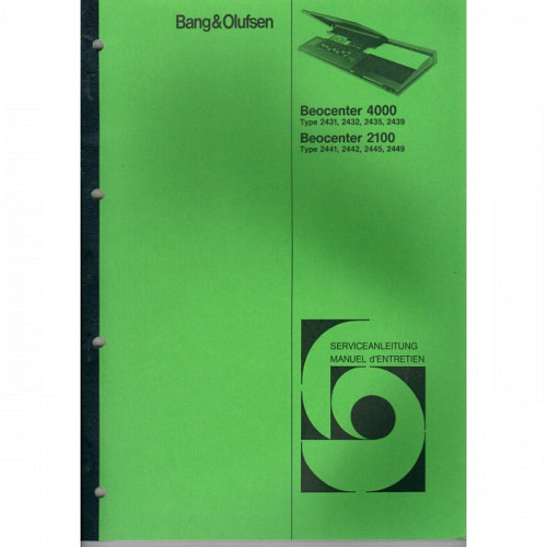 Beocenter  2100  Bang&Olufsen Servicemanual