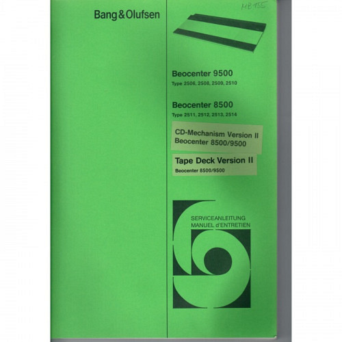 Beocenter  9500  Bang&Olufsen Servicemanual