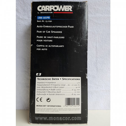 Carpower CRB-165PB Monacor