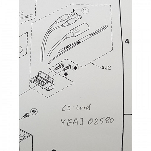 CD Changer Cord CA-CD31 Panasonic