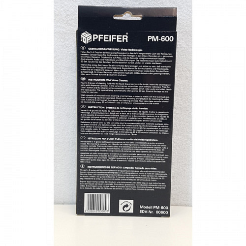 Reinig.Kassette VHS Pfeiffer PM-600