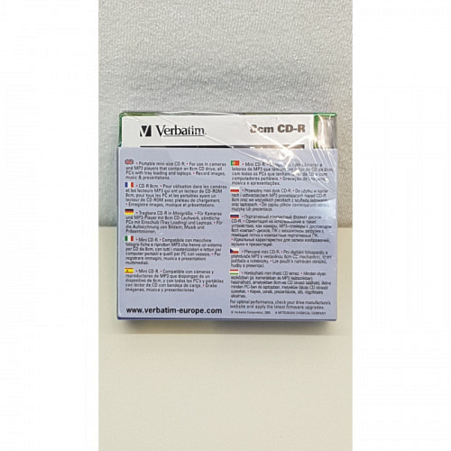 CD-R 210MB Verbatim 8cm 5-er Pack