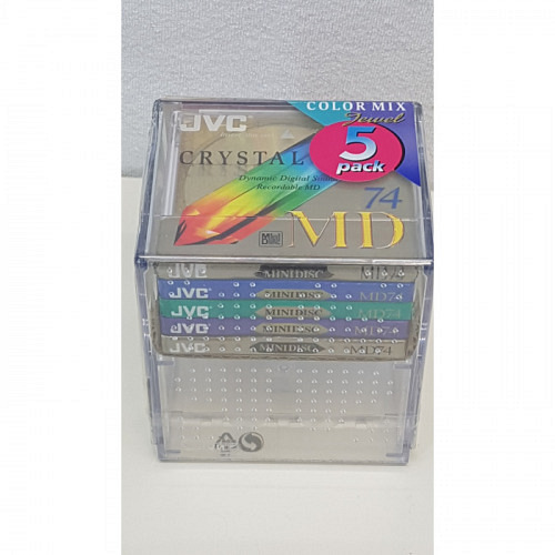 MD JVC 74 Min. Jewel 5-pcs. JewelPack