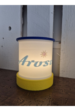 Lithophane Arosa Schriftzug