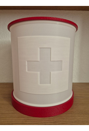 Lithophane Fahne Schweiz