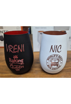 Windlicht eigene Gravur