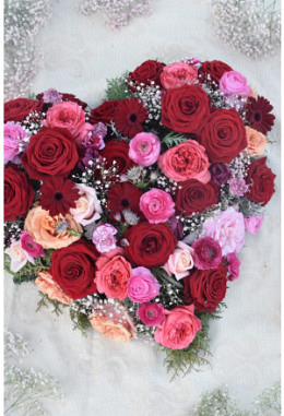Rosenherz rot-rosa