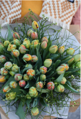 Bunter Tulpenstrauss