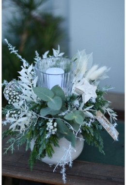 Winter-Dekoration "Schneeweiss"