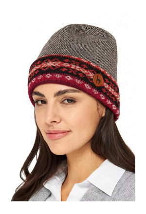 Alpaka Wende-Mütze PUKA aus 100% Baby Alpaka