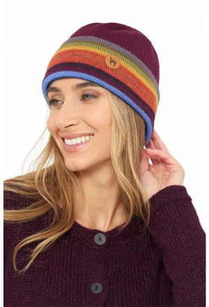 Alpaka Wendemütze ARCO IRIS aus 100% Baby Alpaka