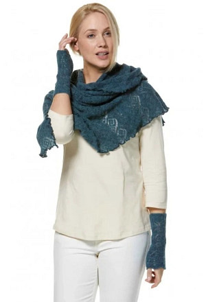 Alpaka Pulswärmer HADIA aus 55% Baby Alpaka & 26% Merino