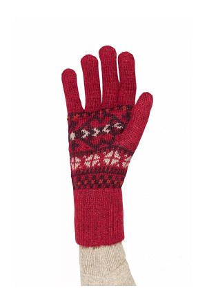 Alpaka Handschuh PUKA aus 100% Baby Alpaka