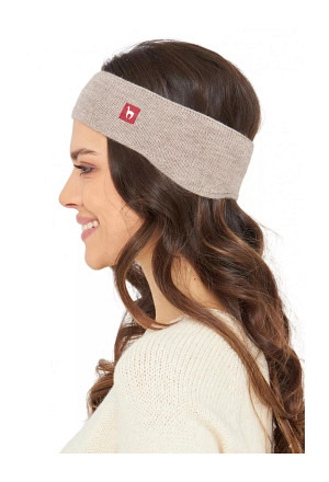 Alpaka Stirnband UNI aus 100% Baby Alpaka Farbe: sand