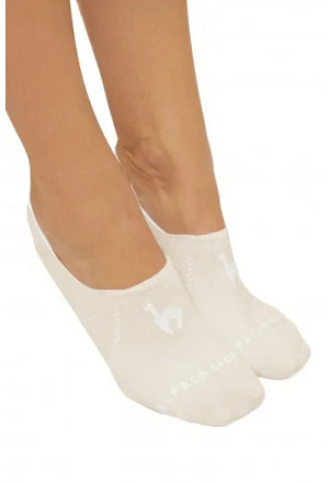 Alpaka Premium SLIPPER-SOCKEN aus Baby-Alpaka-Pima-Mix weiss schwarz