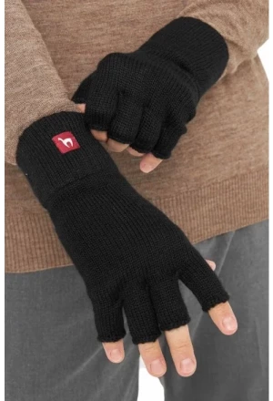 Alpaka Handschuhe HALBFINGER aus 100% Baby Alpaka Grösse S..